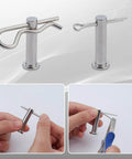 184 Piece Clevis Pin And Cotter Pin Dowel Pins Assortment Kit showing 304 stainless steel hitch pin clips in use
