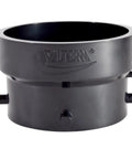 Termination Adapter 3 Inch Bayonet To 3 Inch Hub Black For RV Sewer Hose Connections And Cap Universal Fit Durable PVC Fitting