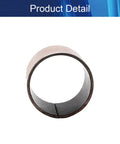 Tough As Nails 50 Mm Id X 55 Mm Od X 50 Mm L Oilless Sleeve Bearing, Carbon Steel Bronze plain bushing viewed from front.