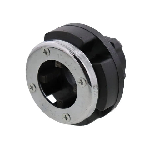 Steel Dragon Tools 550 Portable Handheld Pipe Threader die head for 1 inch pipes, showcasing durable design and chrome finish.