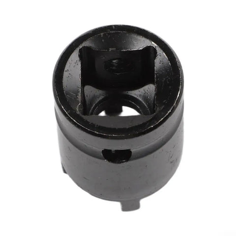 Close-up of four-pronged spanner socket designed for 100mm angle grinder and 1/2 inch wrench with heavy duty four claw grip.
