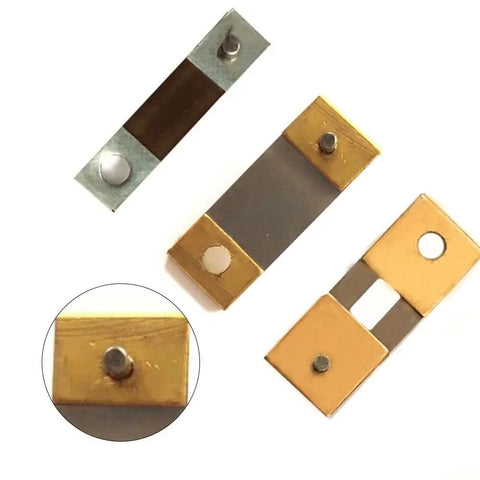 Metal Pendulum Leaf Replacement For Mechanical Clocks, Vintage Style Suspension Pendulum For Restoration in gold and silver finish.