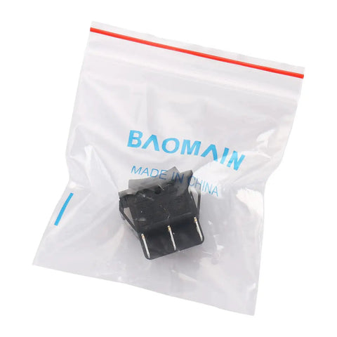 DPDT Momentary Rocker Switch On Off On 6 Pin 3 Position Snap In Toggle Switch 20A 125VAC Marine Boat Automotive Household Weatherproof Heavy Duty CE TUV Certified 1 Pack in clear bag with 6 terminals
