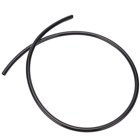 Hardcore Heavy Duty PU Polyurethane Air Hose Built Like A Beast For Woodworking Factory Use High Pressure Pneumatic Tube Thick Walls Slam Proof Endure 14x10mm One Meter Length Great For Demanding Industrial Jobs Where Reliability Rules. black PU air hose, 14x10mm, 1m length, coiled