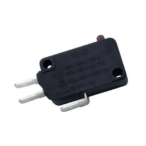 2 Pack Micro Limit Switches 3 Pins 16A 250VAC for home appliances air fryer industrial control DIY, HK-14 model