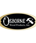 Osborne Wood Products, Inc. logo on a black and gold background, featuring tools and brand name design.