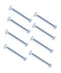 Heavy Duty Truck Bed To Frame Bolt And Nut Kit For Ford F150 F250 F350 1987 To 1996 includes eight zinc bolts.