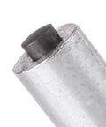 Close-up of Heavy Duty Tungsten Steel Tire Stud Screw from 100 Piece Set for winter tire traction and grip.