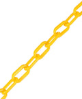 164 Feet High Visibility Plastic Chain Barrier For Crowd Control And Parking Safety, Durable 1.4 Inch Diameter Links