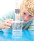 Child using Hands-On Desalination Kit For Kids And Teens A Cool Lab Grade Science Toy To Learn Climate Change Global Warming And Salt Removal