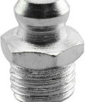 Grease Zerk Fittings 20 Pack M8 Five Sixteenth Inch Silver Straight Grease Nipples Nozzles With Spring Ball Check