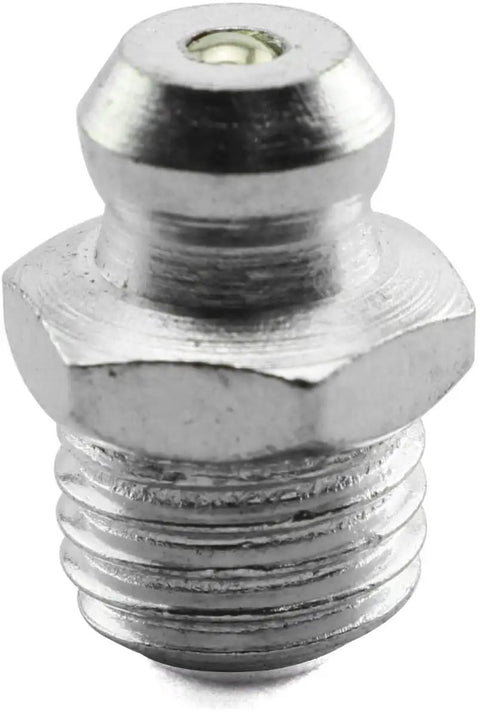 Grease Zerk Fittings 20 Pack M8 Five Sixteenth Inch Silver Straight Grease Nipples Nozzles With Spring Ball Check