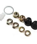 E Bike Hub Motor Nut Kit M12 M14 For Electric Bicycles Axle Lock Nuts And Screws Washer Shaft Caps Safety Washers Set
