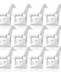 16 Pieces Safety Cabinet Locks For Dresser And Cupboard In White ABS Kidproof And Babyproof Furniture Locks With Creative Look
