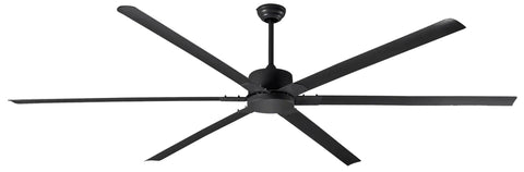 Industrial 120 Inch Ceiling Fan With Powerful DC Motor And Heavy Duty Steel Blades For Ultra Quiet Energy Efficient Cooling In Warehouses Gyms Factories