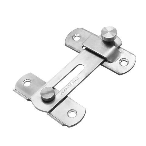 Beefy Stainless Steel Sliding Door Anti Theft Chain Lock With Deadbolt for doors, windows, cabinets, and pet cages, corrosion resistant