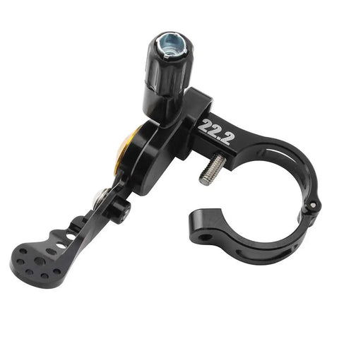 Universal MTB Dropper Remote Lever For 22.2mm Or 24mm Handlebar, Aluminum Seatpost Shifter With Wrenches, Easy Clamp Mount, Black