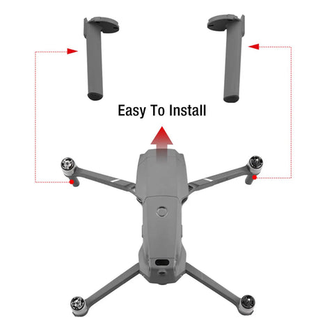 Drone Landing Gear Replacement Front Legs Set With Tools Includes 8 Screws And Wrench Durable ABS Build Easy Install
