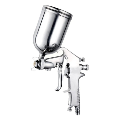 High Output Pneumatic Paint Sprayer Featuring 400 Ml Top Cup Air Spray Gun for detailed furniture coating tasks.