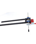 Dead On Accuracy Drawer Punch Locator And Drilling Positioner For Woodworking Projects. Solid aluminum alloy tool with guide rods.