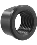 Thru Axle Nut M15x1.5mm Black Hub Cap For Front And Rear Wheels Lightweight Aluminum Alloy End Cap Replacement, close-up view