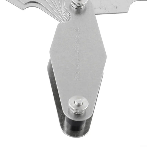TR30 Thread Gauge For ACME 30 Degree Screw Pitch Measuring Tool 2P-20P, stainless steel blades, detailed view