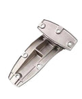 Heavy Duty Stainless Steel Door Hinge Smoother Than Butter For Quiet Swing Rust Resistant Heavy Hitting Hardware angled view