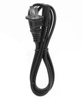 Power cord for Garosa 6 In 1 Mini Motorized Lathe Machine, black, 3-pin design, compatible with compact benchtop equipment.