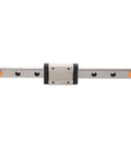 Smooth Linear Motion Rail With Slide Block 200mm For 3D Printers And CNC Machines, steel rail with block