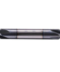 Solid Carbide Chamfer End Mill 4 Flute 90 Degree Chamfer Double End AlTiN Coated 3/8 Inch Cutting Diameter 3/8 Inch Shank