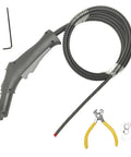 Steam Control Handle With Hose Replacement For SC1 SC2 SC3 SC4 And SC 2500 Steam Cleaners shown with pliers and hex key.