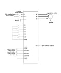 Diagram of Heavy Duty 4kW 220V Variable Frequency Drive Inverter For Single To Three Phase Motors showing wiring connections and inputs.