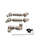Heavy Duty Metal Drive Shaft Kit For 1x16 6WD RC Cars B16 B36 Upgrade Spare Part Durable Easy Install High Torque Power Transfer And Smooth Operation For Tough RC Trails, metal shafts and screws