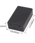 Five Pack ABS Plastic Electrical Project Boxes DIY Ready Junction Box Enclosures DIY Electronics Projects Black 80x50x26 mm