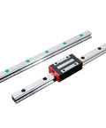 HGR20 Linear Guide Rail Paired With HGW20CC Block Carriage Heavy Duty Metal Slider Kit For CNC Milling Machine, showing components.