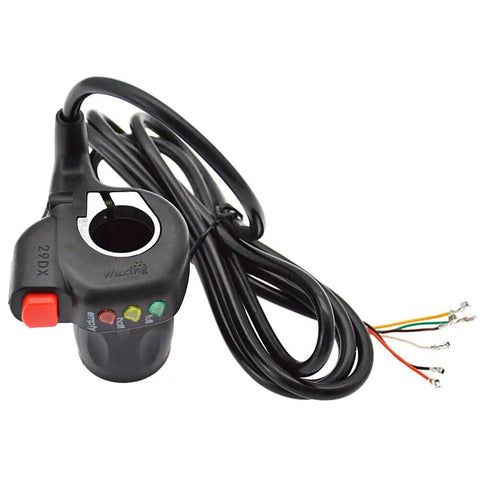 Electric Bike Twist Throttle Grip With 3 Gears Power Display 36V 48V Ergonomic Split Handle Anti Slip Texture For Smooth Acceleration On E Bikes And Scooters