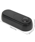 Infrared Gate Beam Sensor With Anti Theft Alarm IP55 Waterproof Rating, black unit, dimensions 136mm x 54mm x 32mm