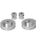 Premium Timing Belt Kit Upgrade Your 3D Printer Milling Machine Rig Featuring Strong Aluminum Build And Precision Keyed Bore Design For Smooth Power Transfer Non Slip Grip On Pulleys That Maximizes Efficiency Plus Energy Savings Performance Daily. aluminum timing pulleys and belt set