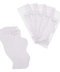 Anklet Display Card Kit With 120 White Blank Jewelry Cards And 120 Clear Self Sealing OPP Bags For Home Biz Store Display 6x2 Inch Cards And 9x2 Bags