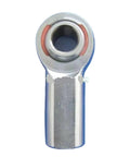 Two Pack Heavy Duty Female Rod Ends 3/4 Inch 3/4 16 Left Hand Thread Chromoly Steel Sealed Heim Joints close-up view of joint.