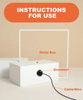 Rubber Grommets Kit 280 Piece Assortment for Wiring Automotive shown in use with metal box and cable.