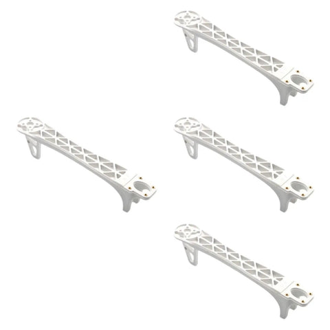 4 Piece Quadcopter Frame Kit With Nylon Construction, Easy Install, Durable Drone Frame Arms For DIY Projects, White Color