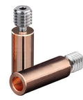 Copper titanium TC4 bi-metal heatbreak for high temperature 3D printing, compatible with Ender CR-10 V3 S4 S5, Ender 3 V2 Pro 5 CS3 hotend.