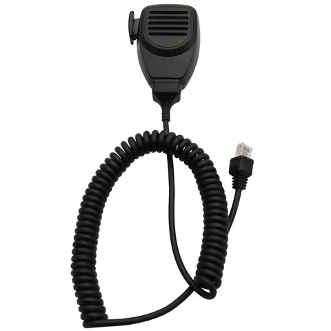 Handheld Speaker With Mic Hanger For Kenwood Radios 8 Pin RJ45 Compatible With TK-630 TK-730 TK-750 Coiled Cord