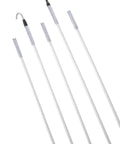 Glo Fish 15 Ft Glow In The Dark Fiberglass Fish Sticks Kit With Interlocking 3 Ft Segments Bullet Nose And Hook Ends White
