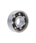 100 Pack 608 Steel Ball Bearings 8X22X7mm Open Deep Groove Precision Rollers For Fidget Spinners close-up view showing chrome steel.