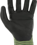 SpeedKnit S2EC06 Coated Knit Work Gloves with HPPE for ANSI A4 Cut and ANSI 4 Abrasion Resistance, front view, green, large