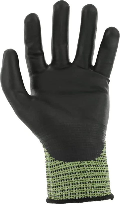 SpeedKnit S2EC06 Coated Knit Work Gloves with HPPE for ANSI A4 Cut and ANSI 4 Abrasion Resistance, front view, green, large