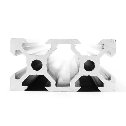 Top Notch 2040 V Slot Aluminum Extrusion Profile Black Anodized 6063 T5 Alloy cross-section showing inner channels for CNC assembly.
