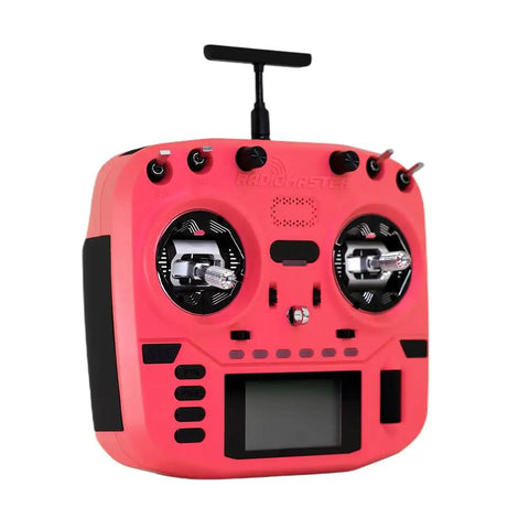 Boxer Crush EdgeTX 2.4G 16CH Transmitter With ExpressLRS RF System AG01 Hall Gimbals Cherry Red ELRS M2 Preinstalled controller